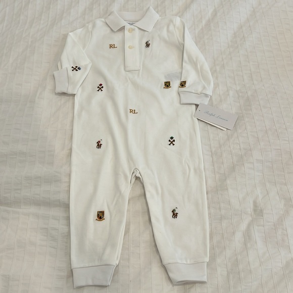 New with Tags Ralph Lauren Baby Onesie - Picture 2 of 8
